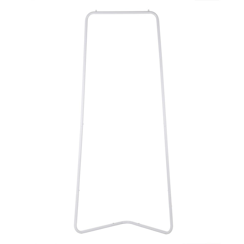lolahome Perchero de esquina metálico blanco de 81cm