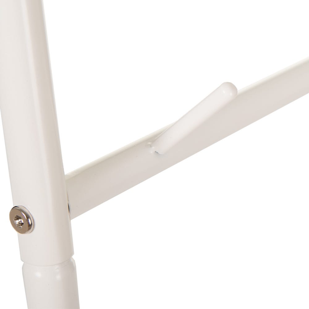Lolahome Perchero Escalera Metálico Blanco De 155cm