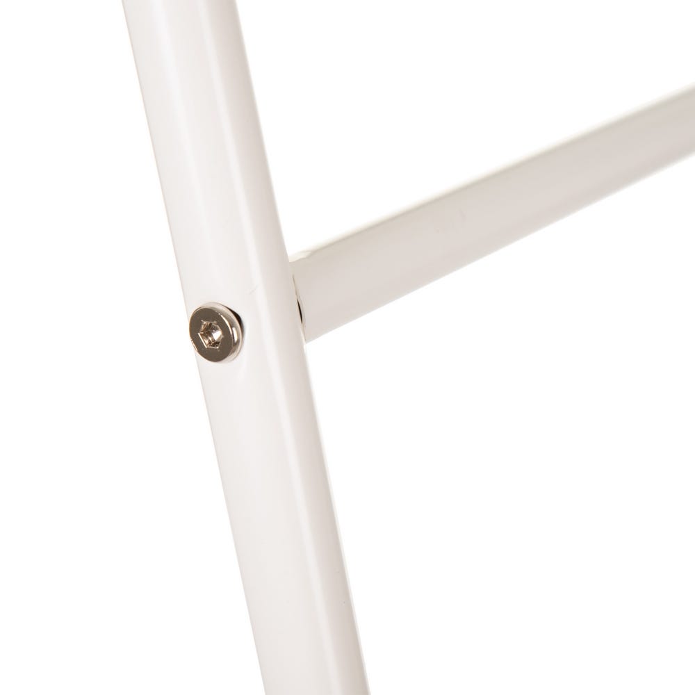 Lolahome Perchero Escalera Metálico Blanco De 155cm