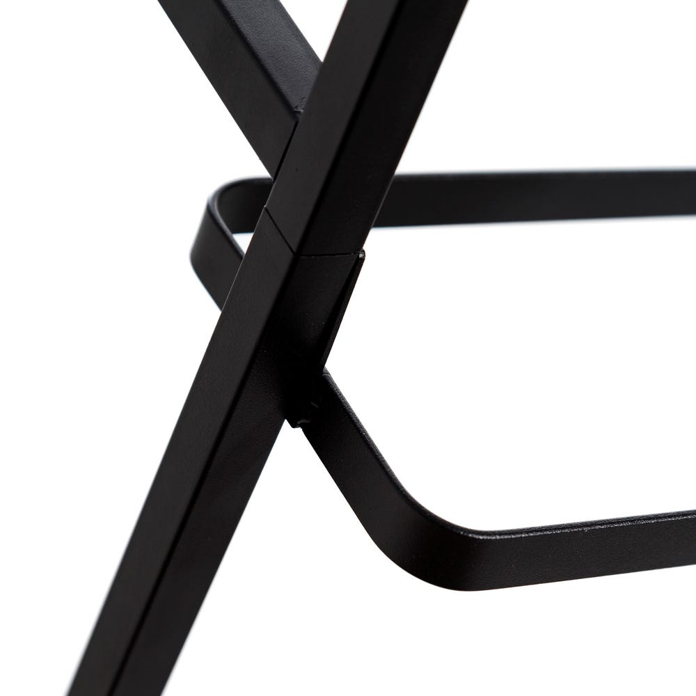 Lolahome Perchero Paragüero Metálico Negro De 170cm