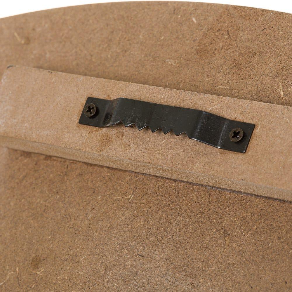 Lolahome Reloj Con Engranajes Blanco De Madera Y Metal De Ø 68 Cm