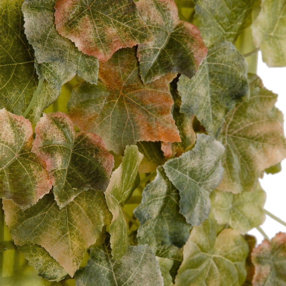 Lolahome Set De 12 Paneles Para Jardín Vertical De Hojas Dentadas Verdes De 30x30 Cm