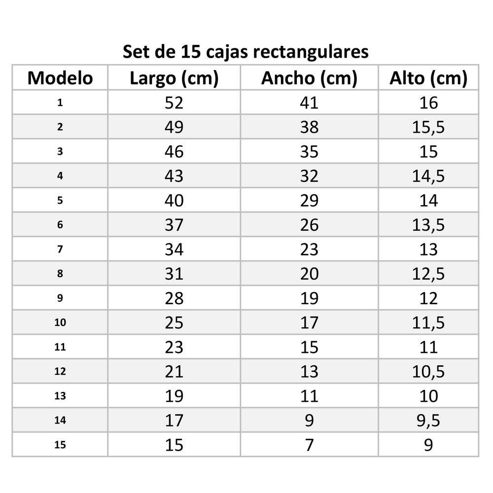 Lolahome Set De 15 Cajas De Cartón Forradas Con Papel De Hojas Lila