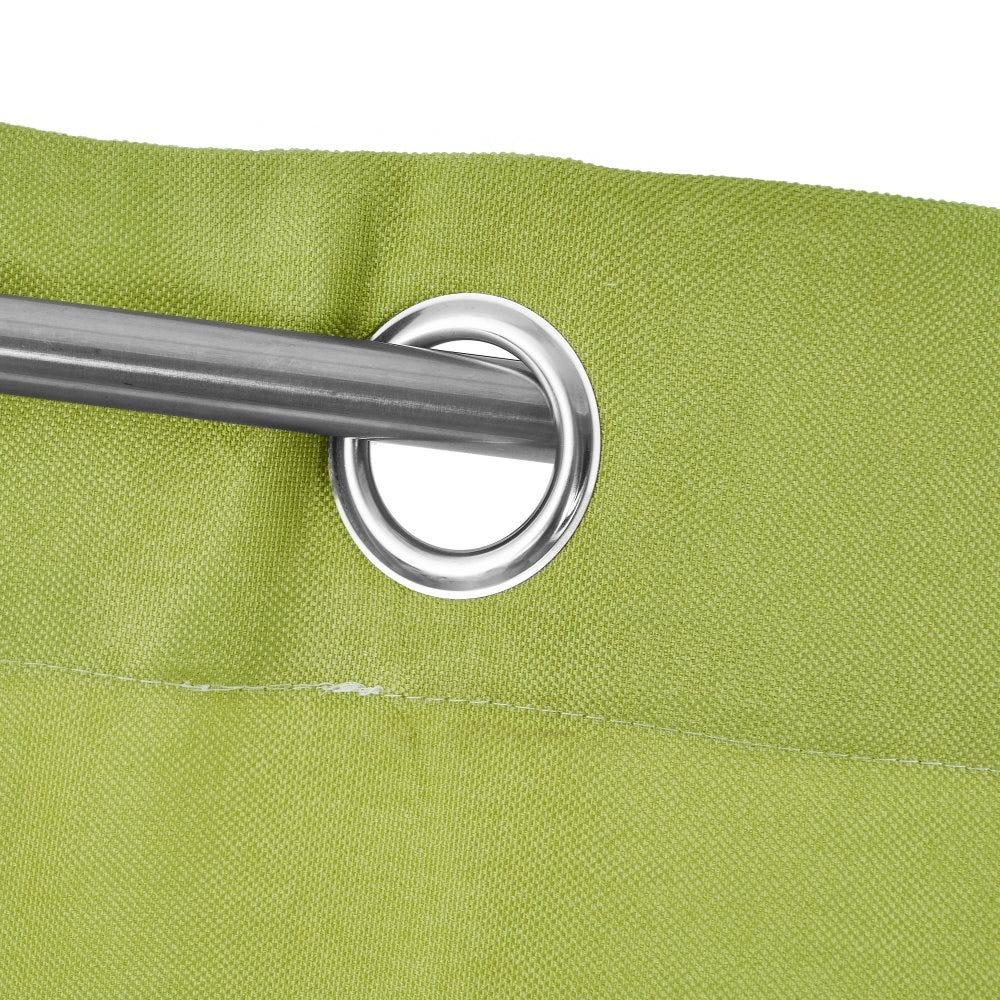 Lolahome Set De 2 Cortinas Lisas Verdes De Tela De Loneta De 140x260 Cm