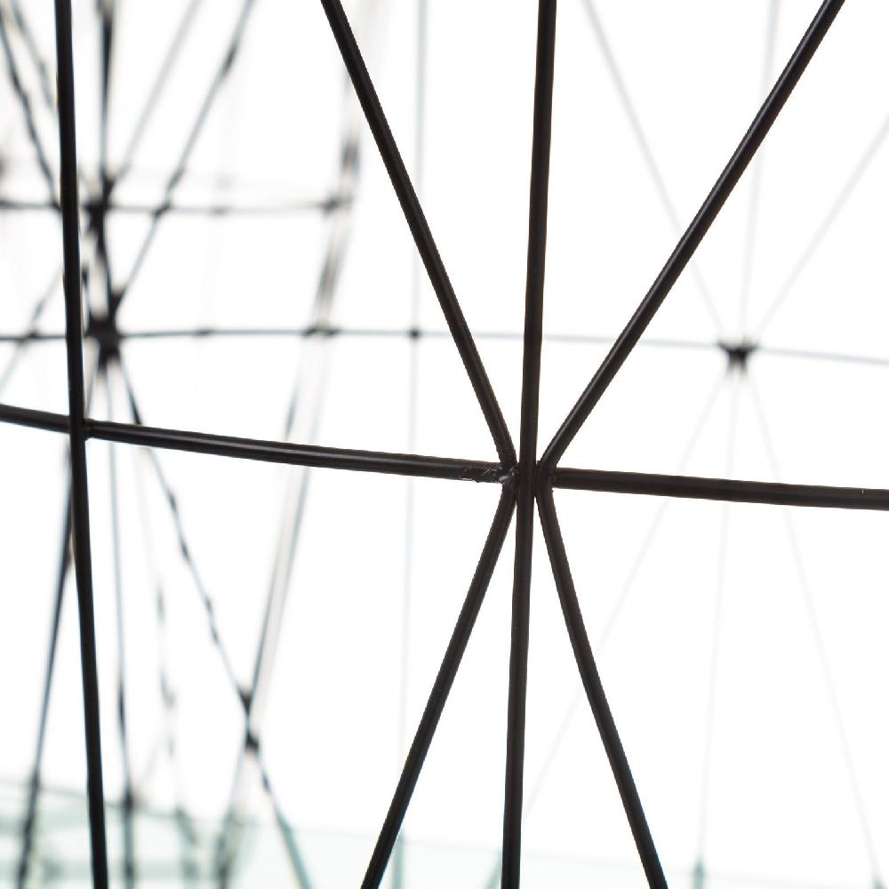 Lolahome Set De 2 Mesa Auxiliares Auxiliares De Metal