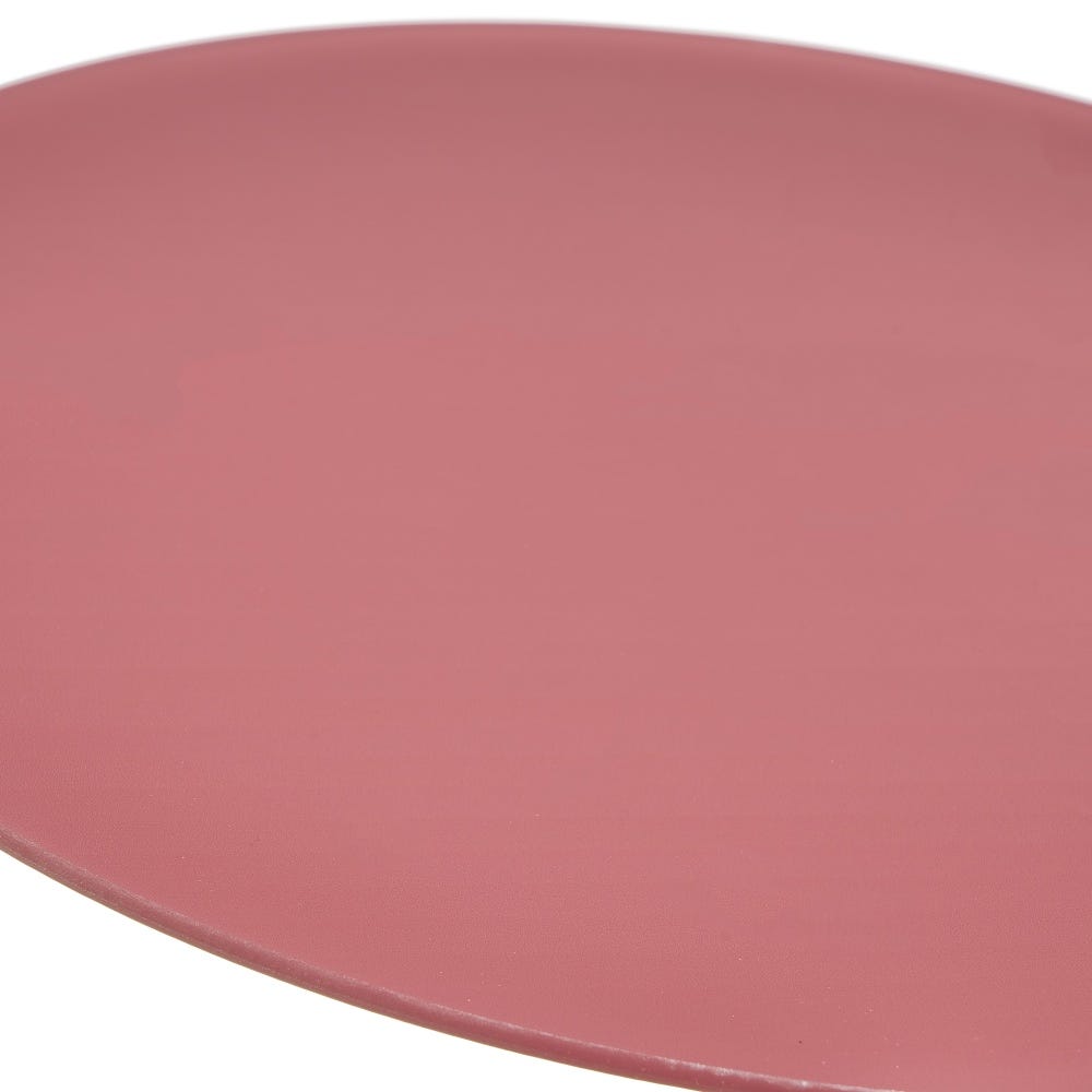 lolahome Set de 2 Mesa auxiliares auxiliaresrosa y azul