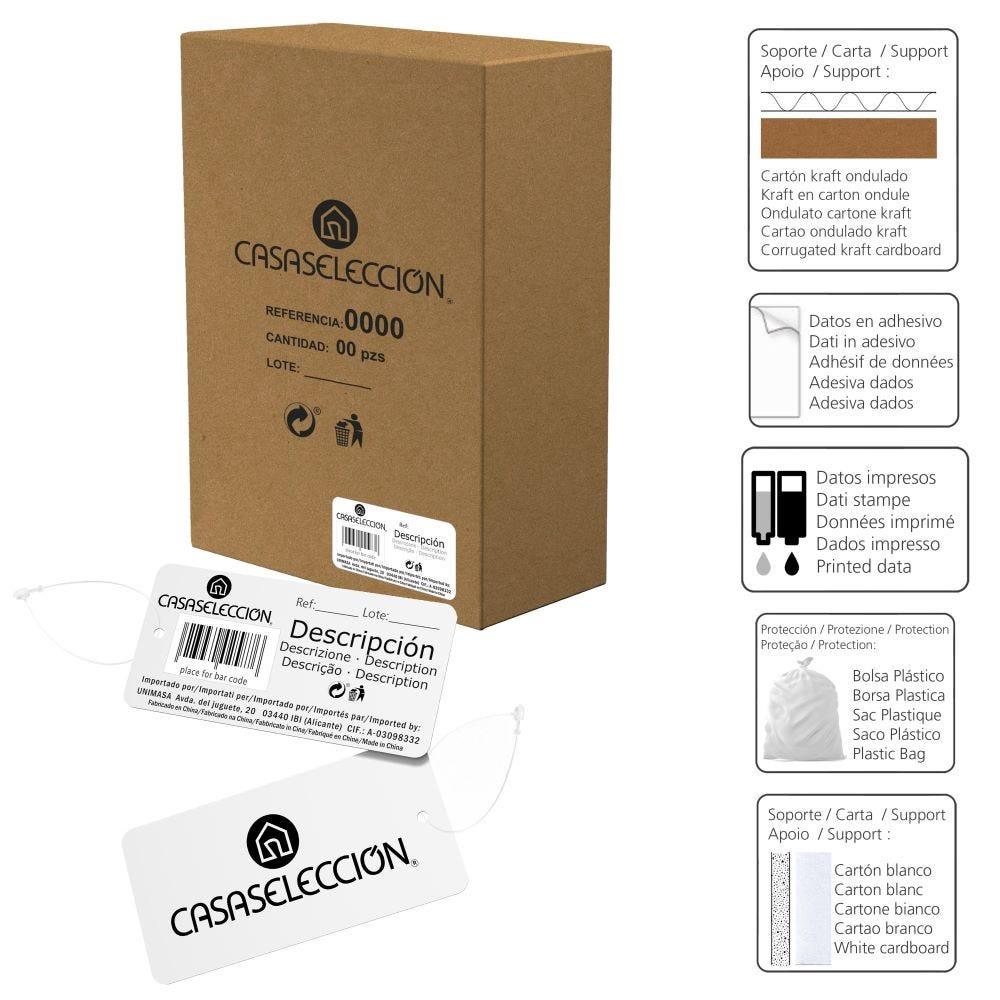 Lolahome Set De 3 Cestos De Ropa Trenzados De Polipropileno Multicolor