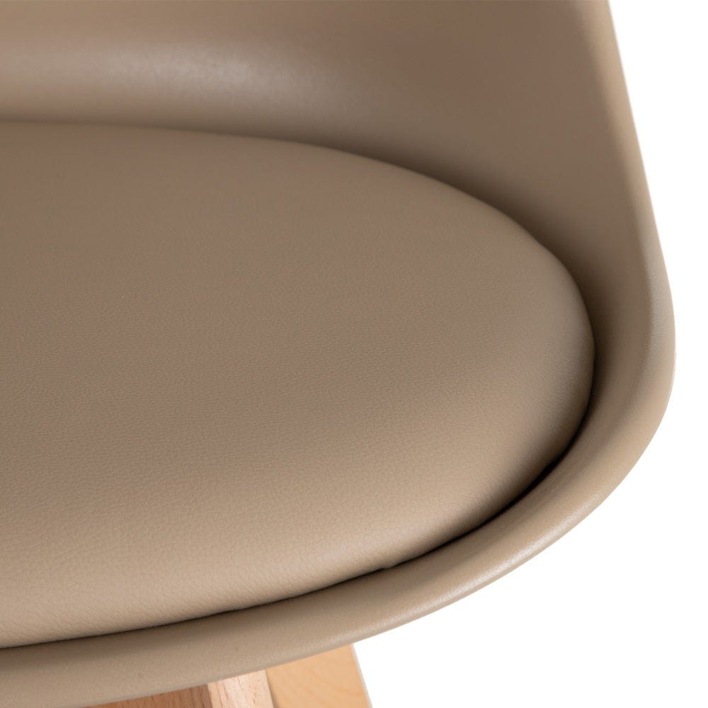 Lolahome Silla De Comedor De Polipropileno De 49x46x84 Cm