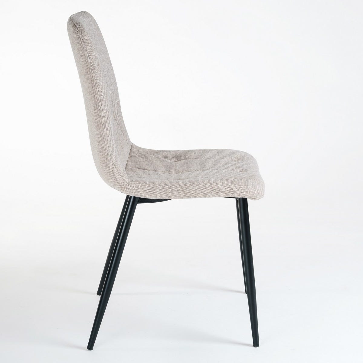 Lolahome Silla De Comedor Lina Rombos Tapizada En Lino