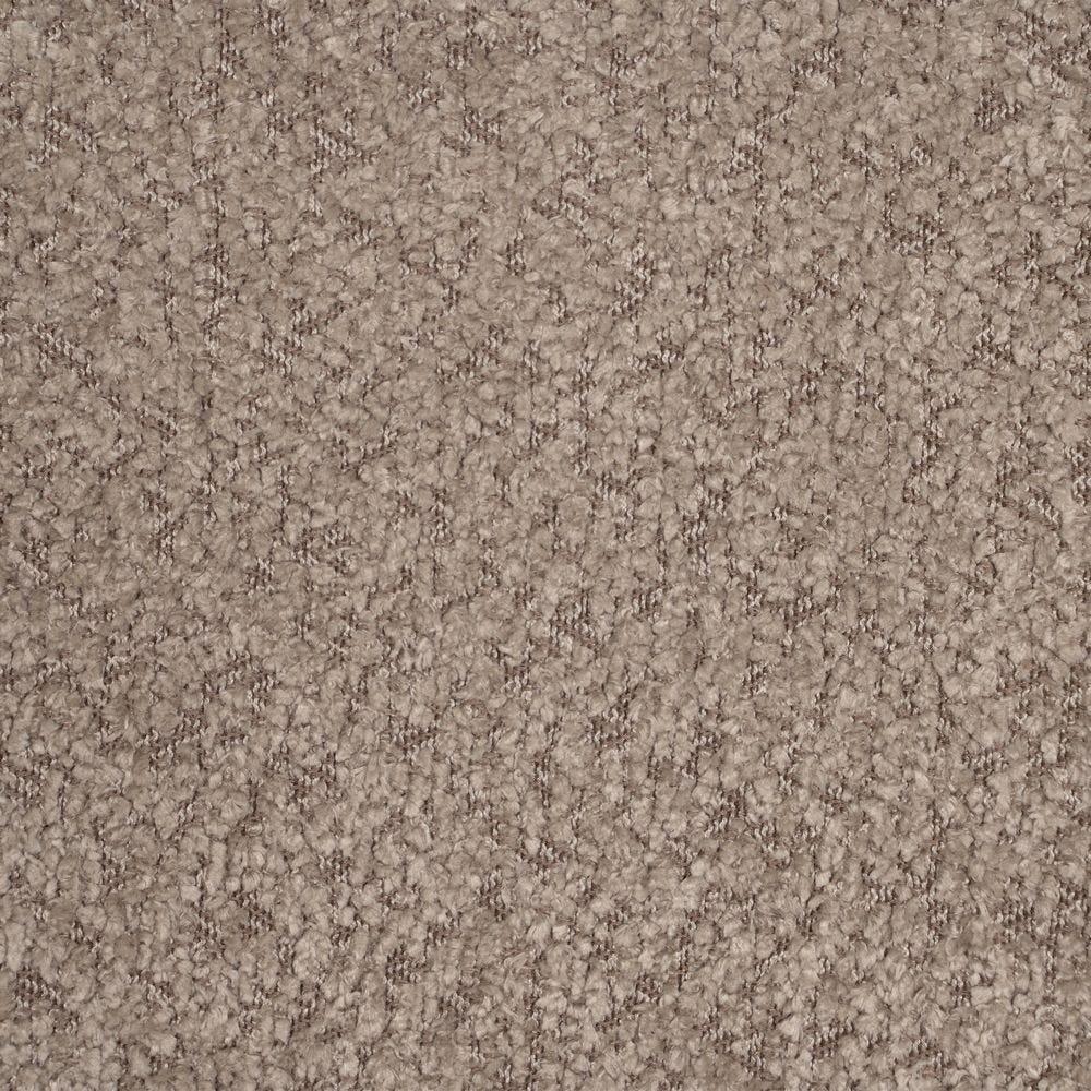 Lolahome Sillón Bajo Con Brazos De Tela De Borreguito Y Madera De Caucho