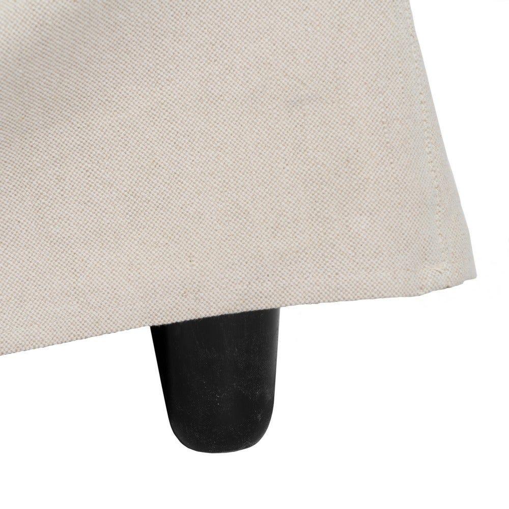 lolahome Sofá de 3 plazas desenfundable de lino y aldodón