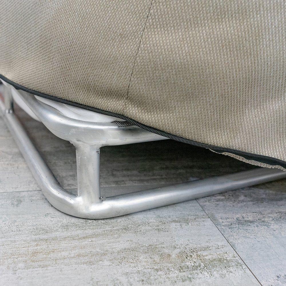 Lolahome Sofá Modular Esquinero De Jardín Gissele Azul De Tela De Olefin De 80x80x64 Cm