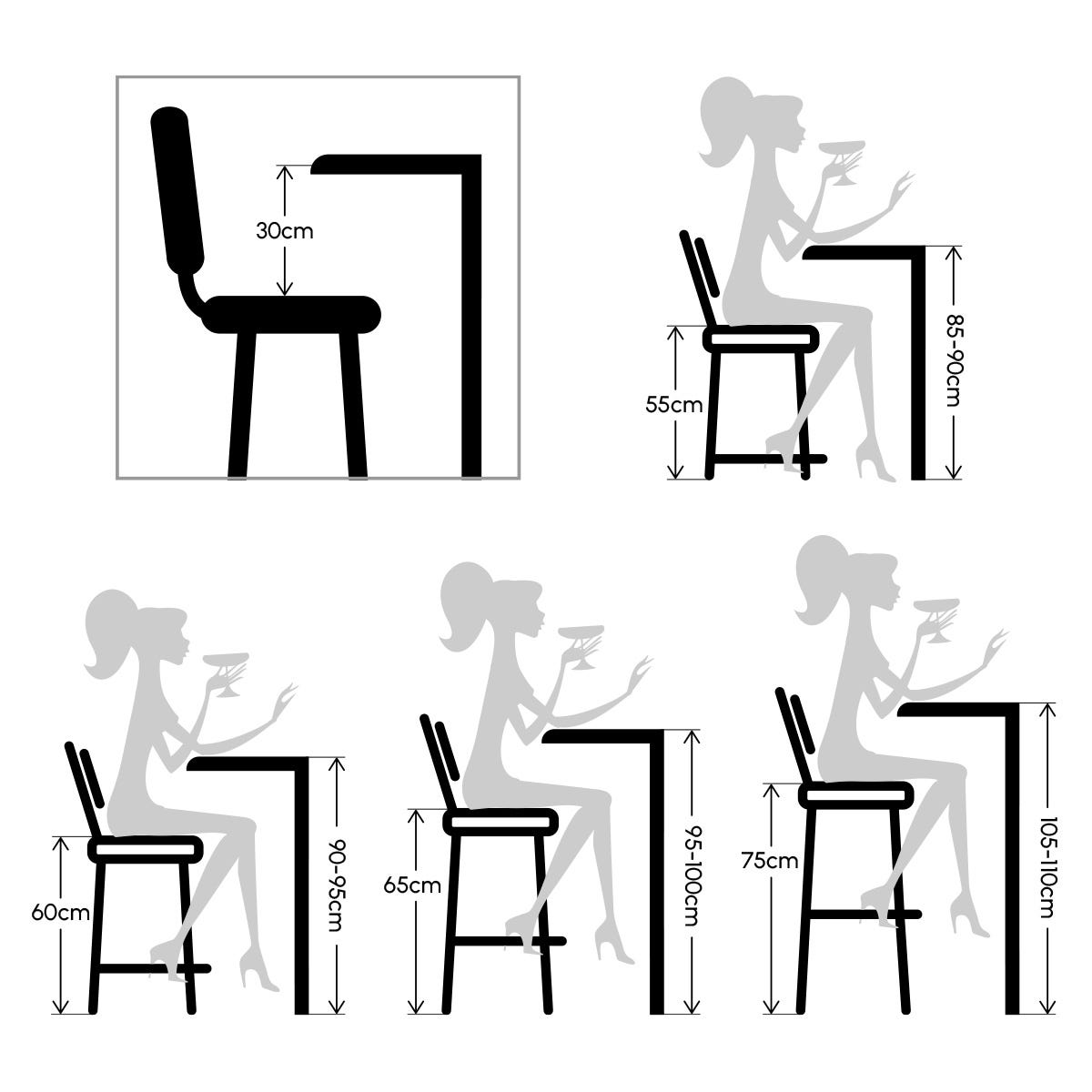Lolahome Taburete Alto De Terciopelo Y Metal De 105 Cm
