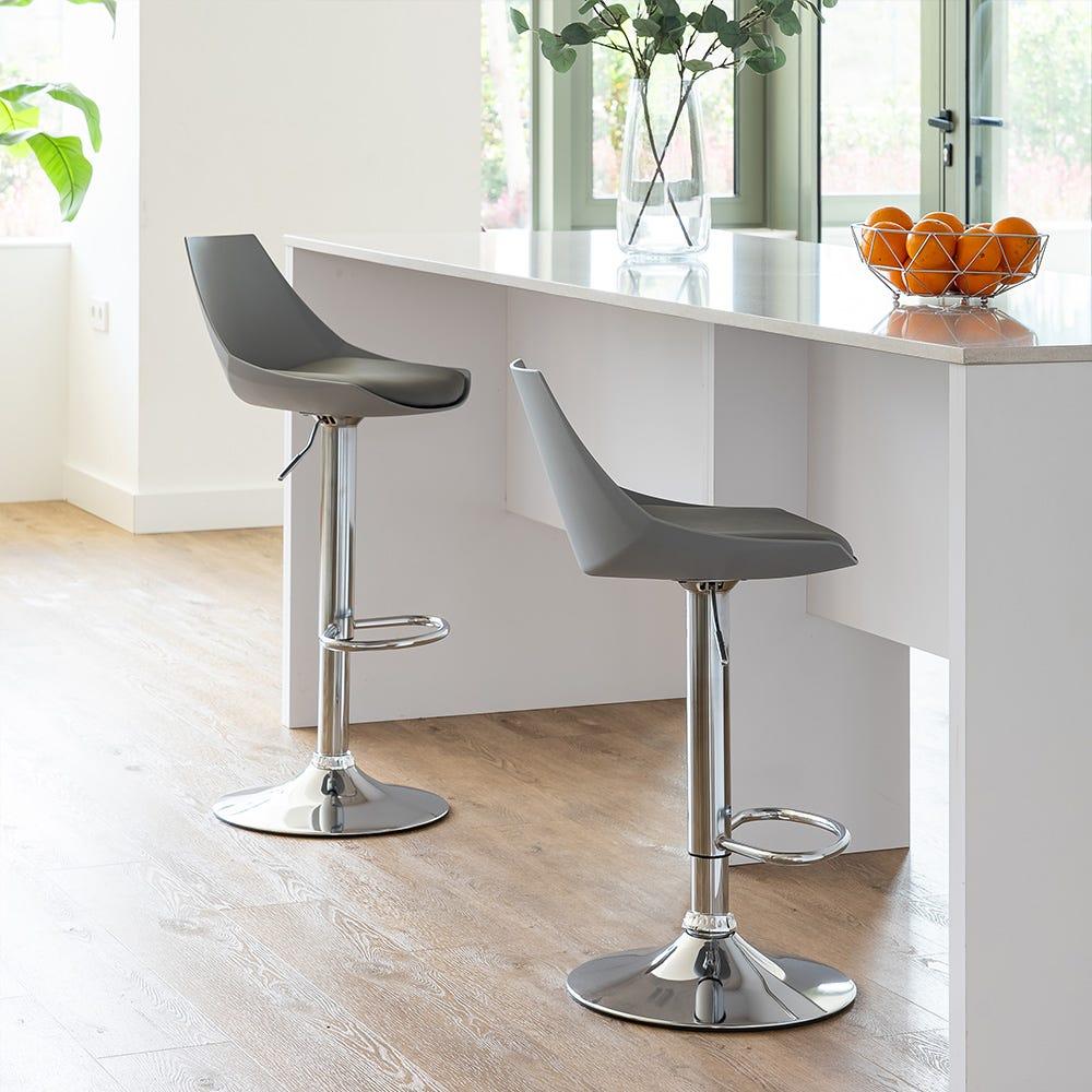 Lolahome Taburete Giratorio Ajustable De 83 A 104 Cm