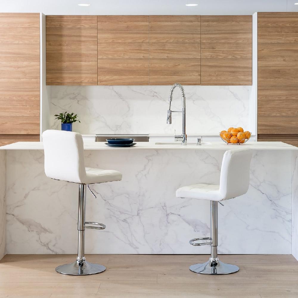 lolahome Taburete giratorio ajustable de 93 a 113 cm