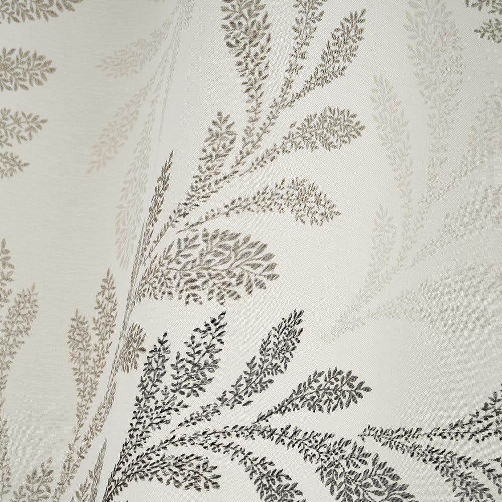 lolahome Visillo confeccionado de hojas gris de tela de poliéster de 140x260 cm