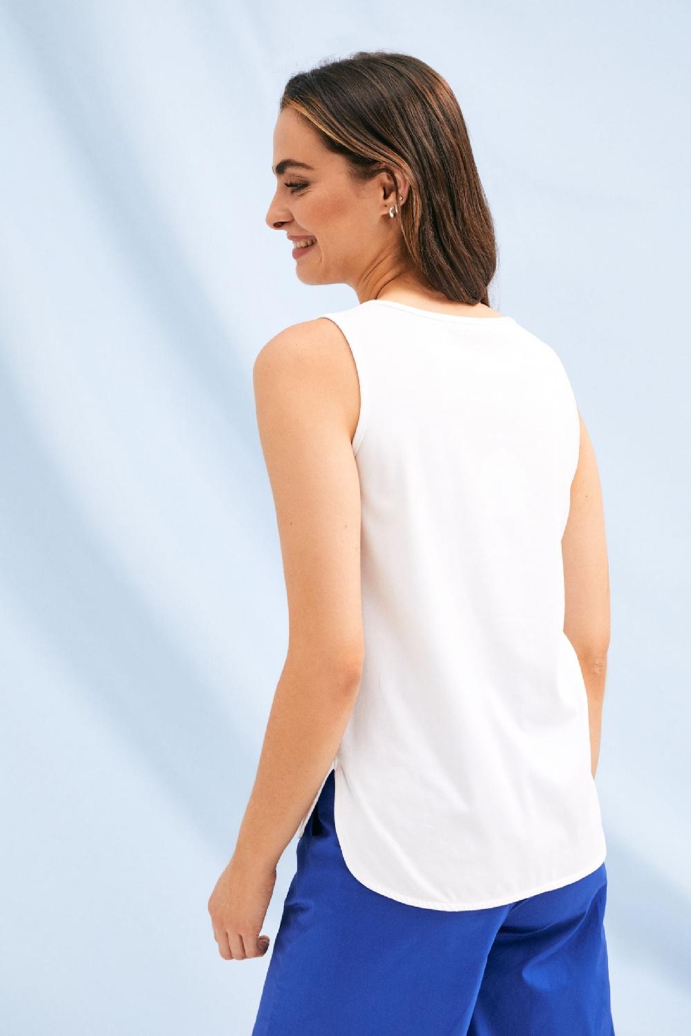 Lolitas&l Camiseta Blanca Tirantes Con Estampado Moño Lolitas&L