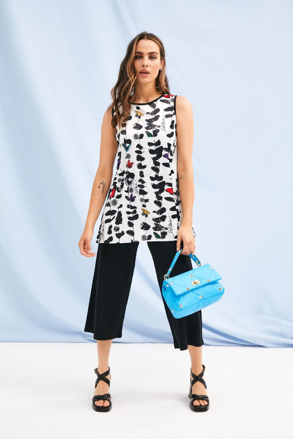 lolitas&l Camiseta estampado butterfly amplia sin mangas Lolitas&L