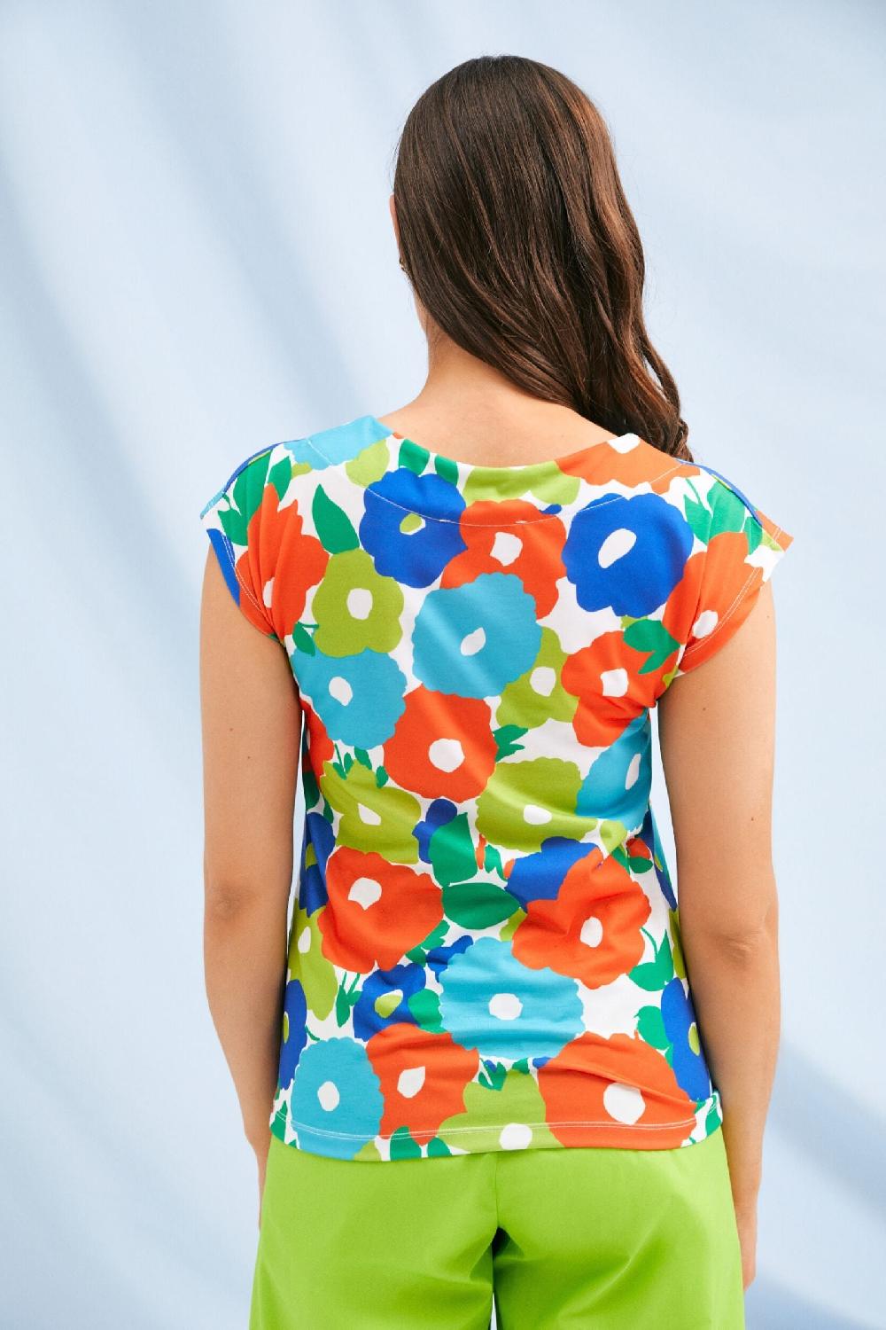 Lolitas&l Camiseta Estampado Garden Escote Cuadrado Lolitas&L