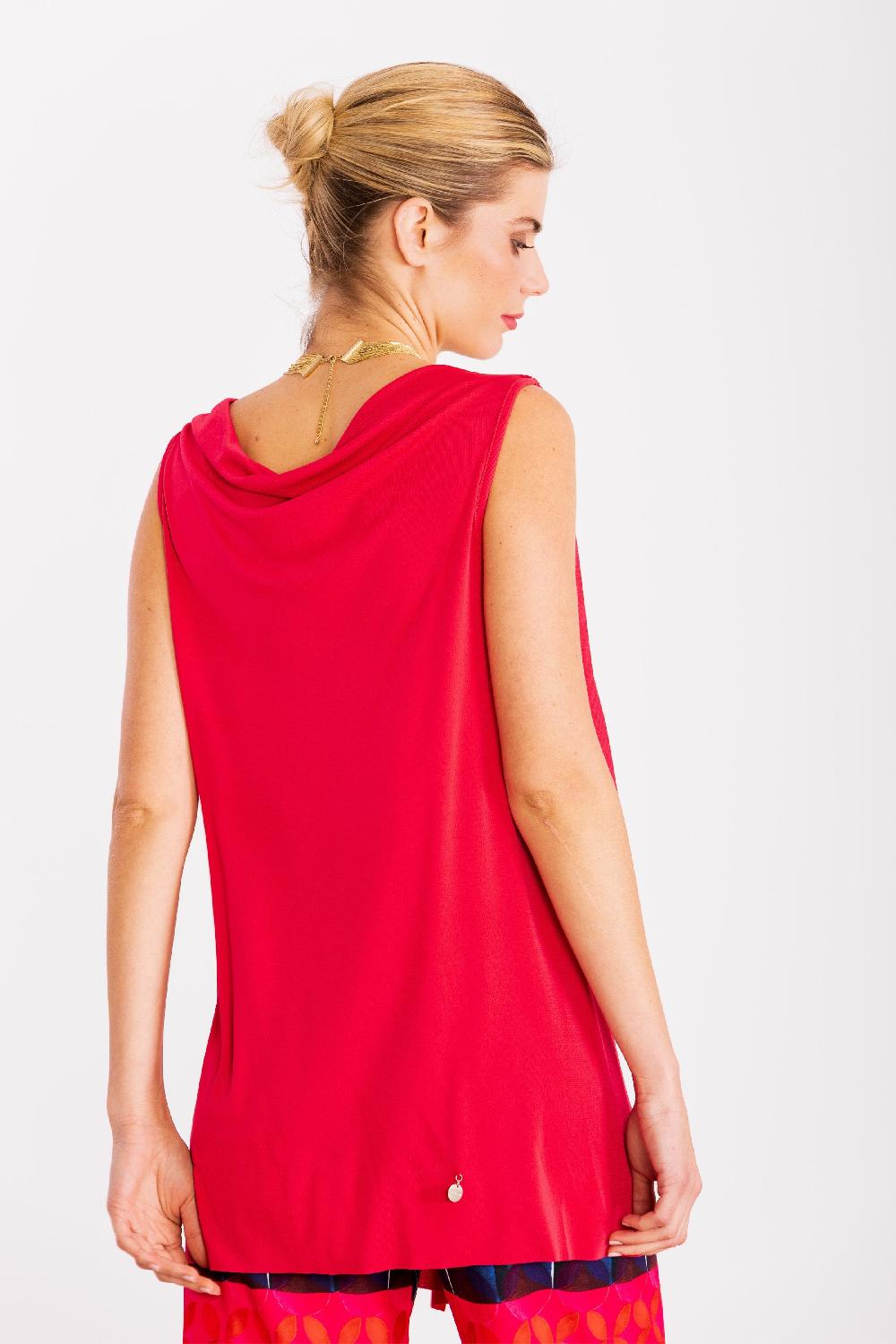 lolitas&l Camiseta lampone tirantes con chorrear en el delantero LolitasyL