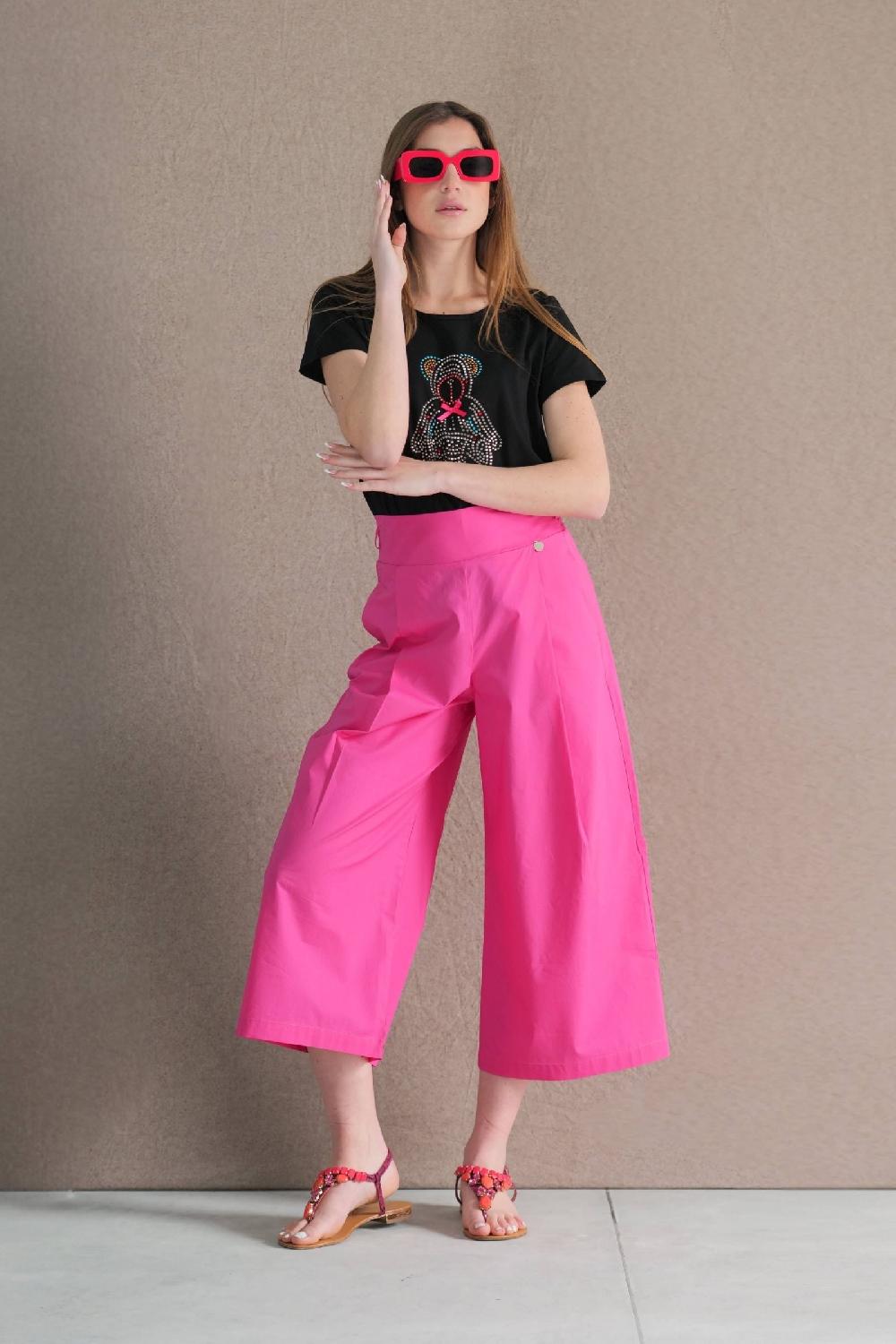 lolitas&l Camiseta negra algodon escote collar osito strass Lolitas&L