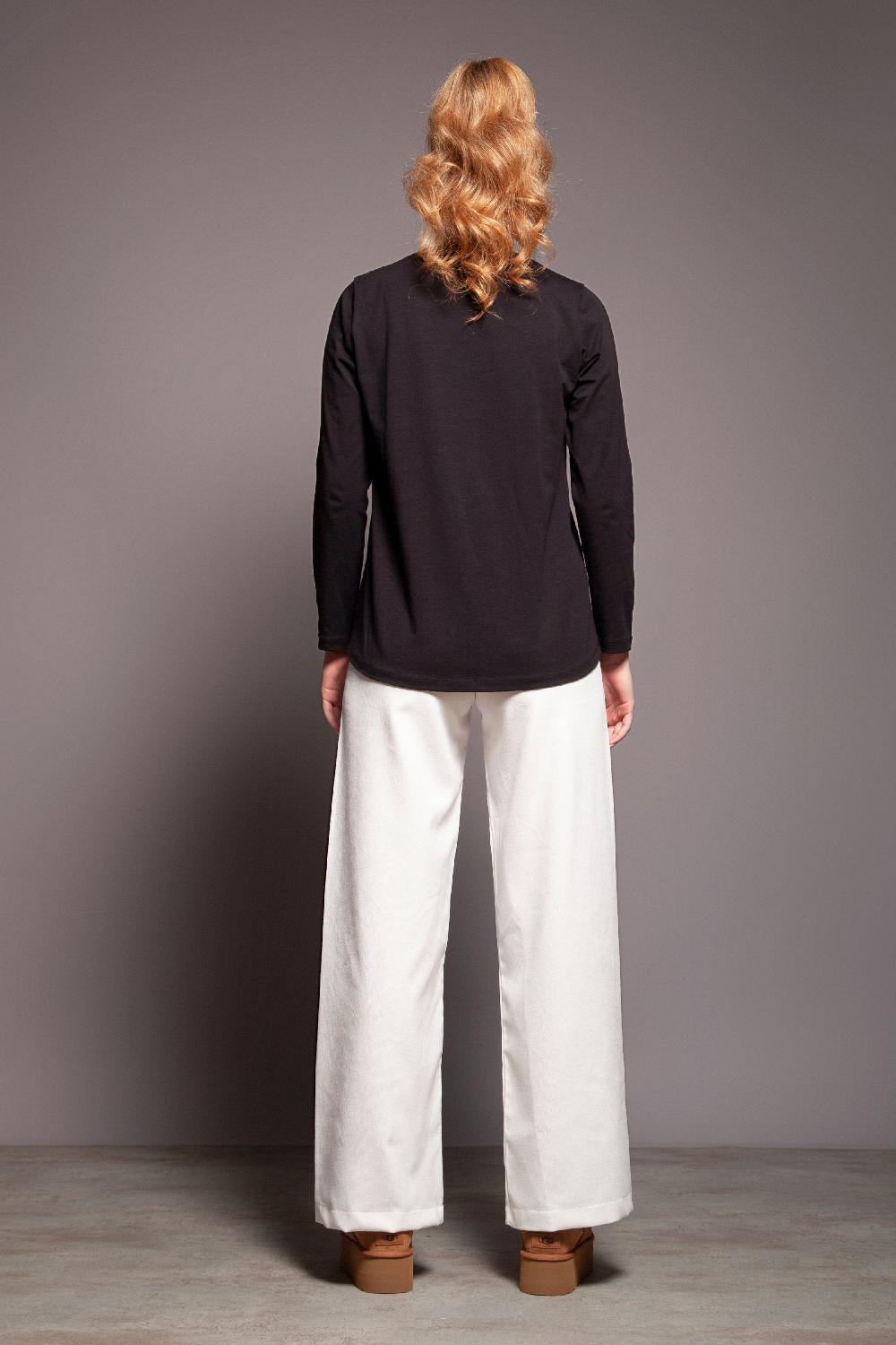 Lolitas&l Camiseta Negra Motivo Bordado Mini Kitty Lolitas&L