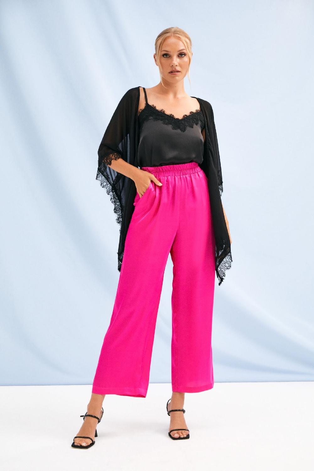 lolitas&l Chal de gasa negra semitransparente con puntilla Lolitas&L