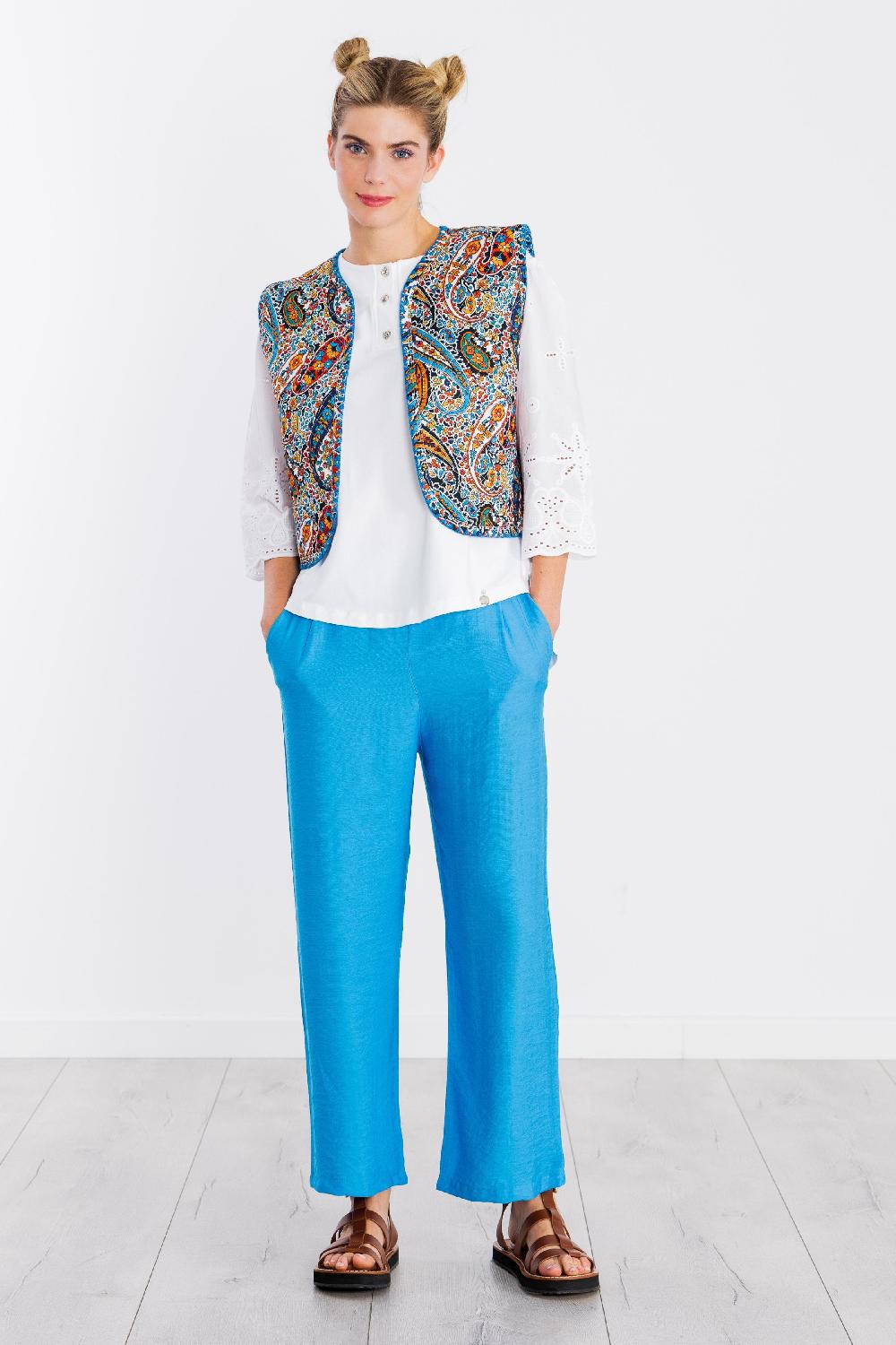 Lolitas&l Chaleco Estampado Paisley Con Bordado LolitasyL