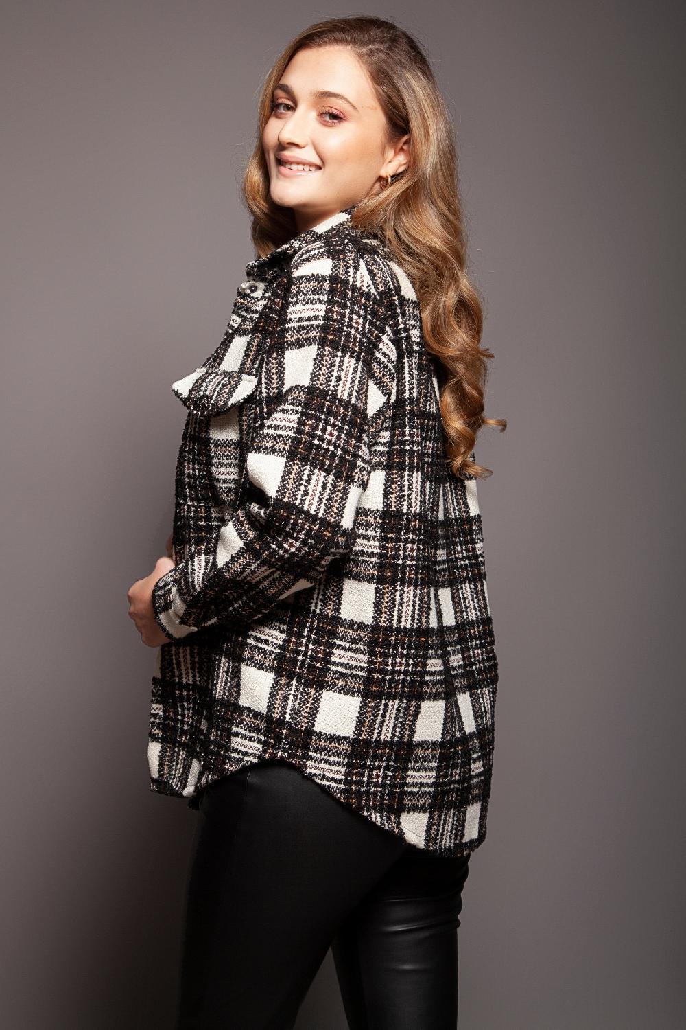 Lolitas&l Chaqueta Cuadros Corte Camisero Lolitas&L