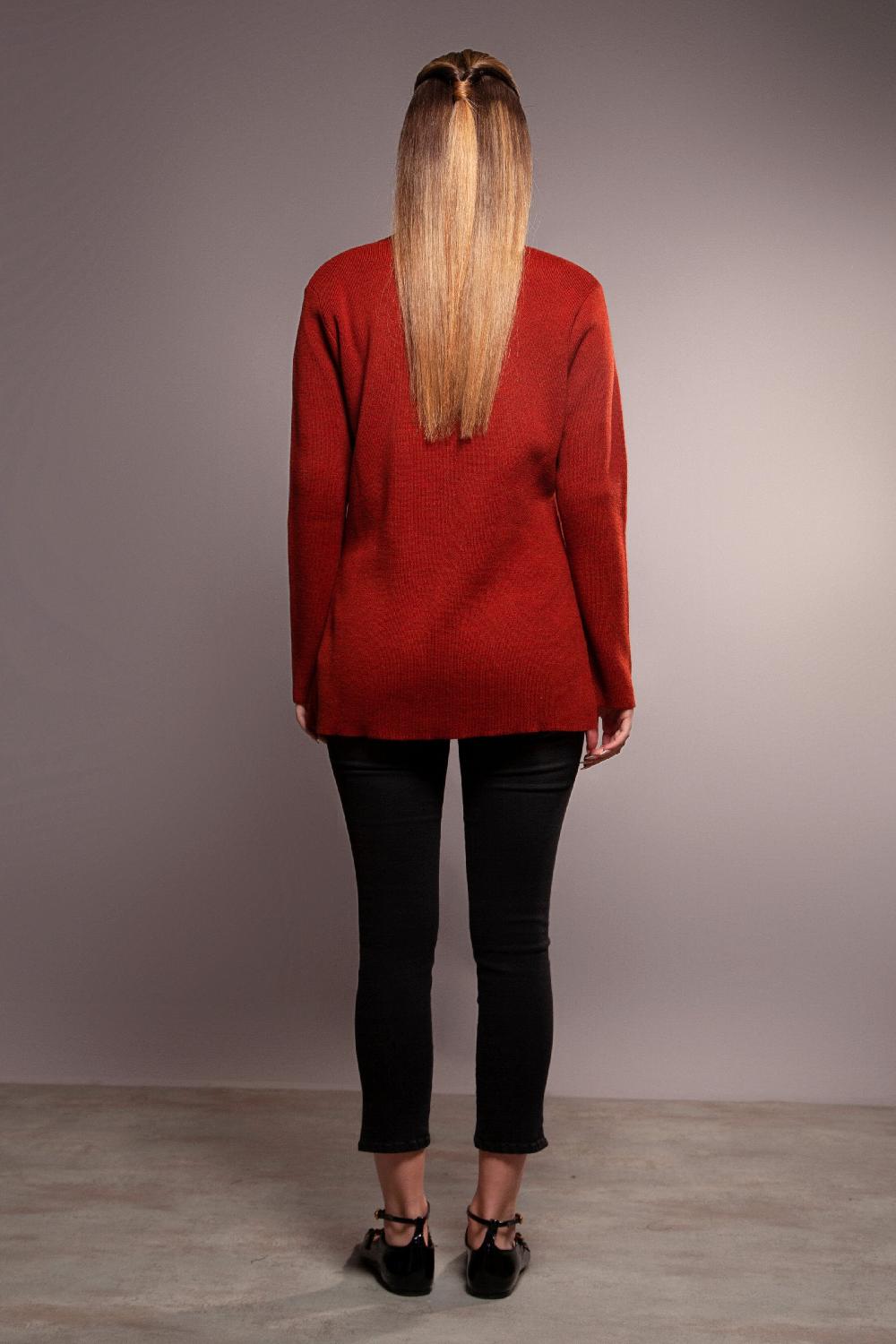 Lolitas&l Chaqueta Granate De Punto Con Boton Lolitas&L