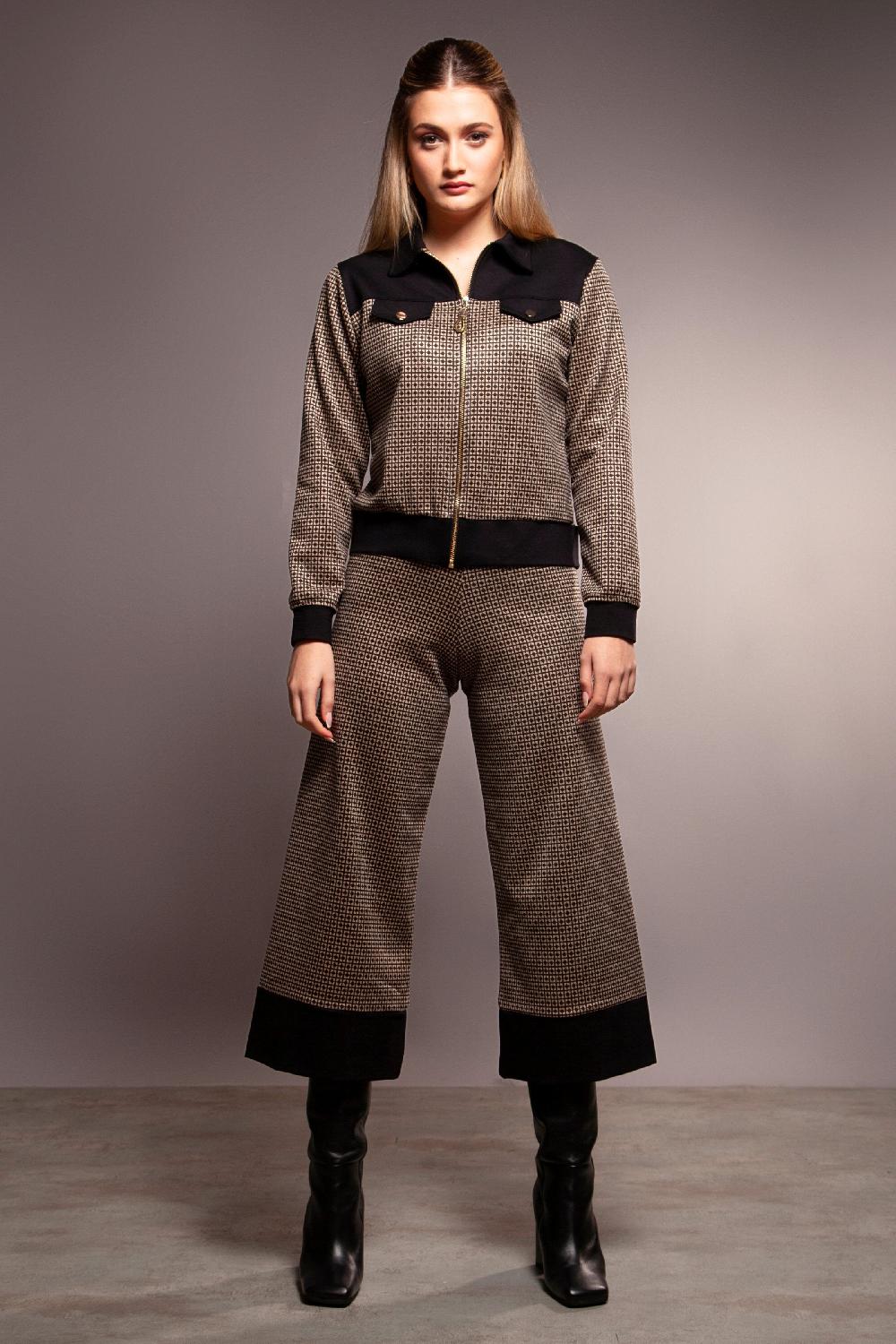 lolitas&l Chaqueta jaquard asimetrico cremallera con canesu Lolitas&L