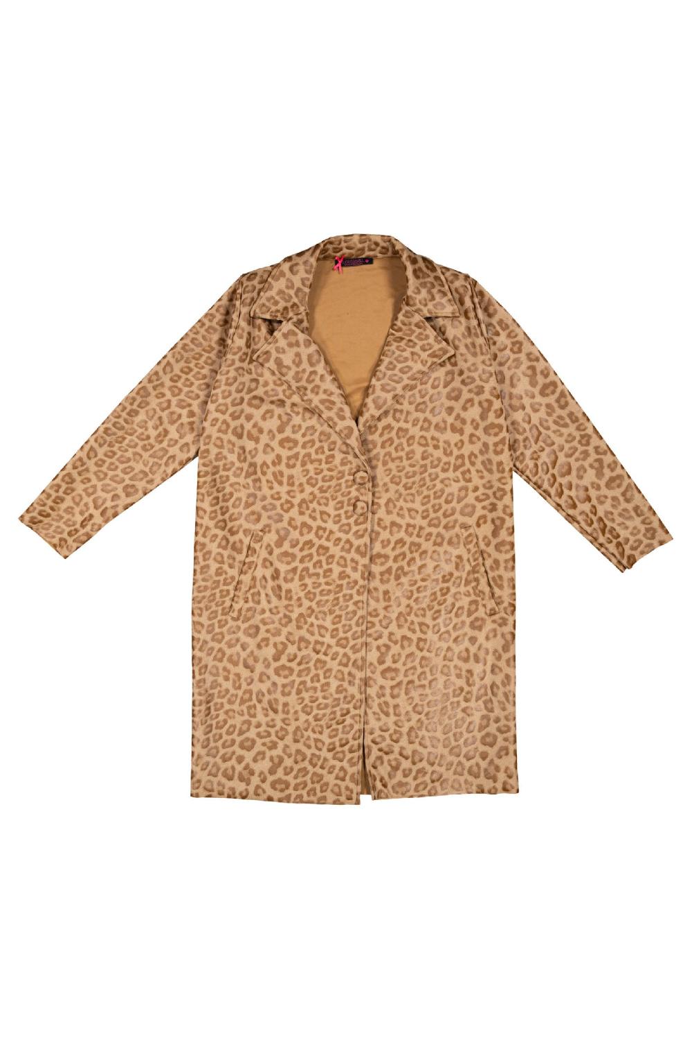 Lolitas&l Chaqueta Larga Polipiel Animal Print Lolitas&L