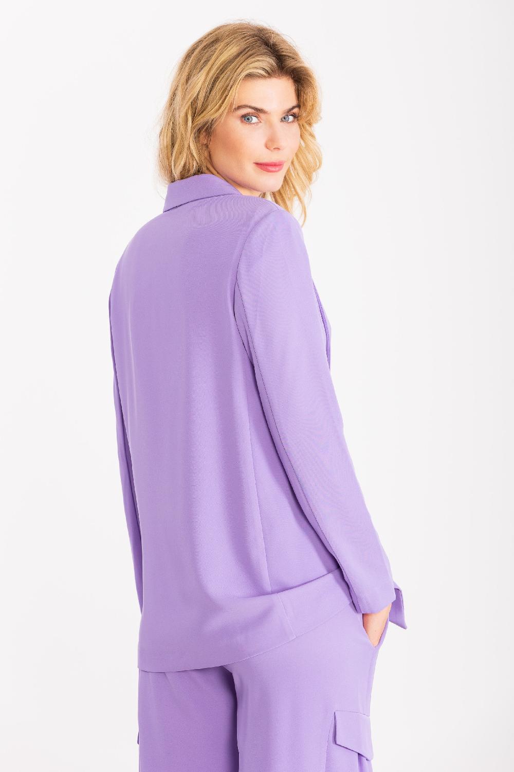 Lolitas&l Chaqueta Malva Con Solapas Y Bolsillos LolitasyL