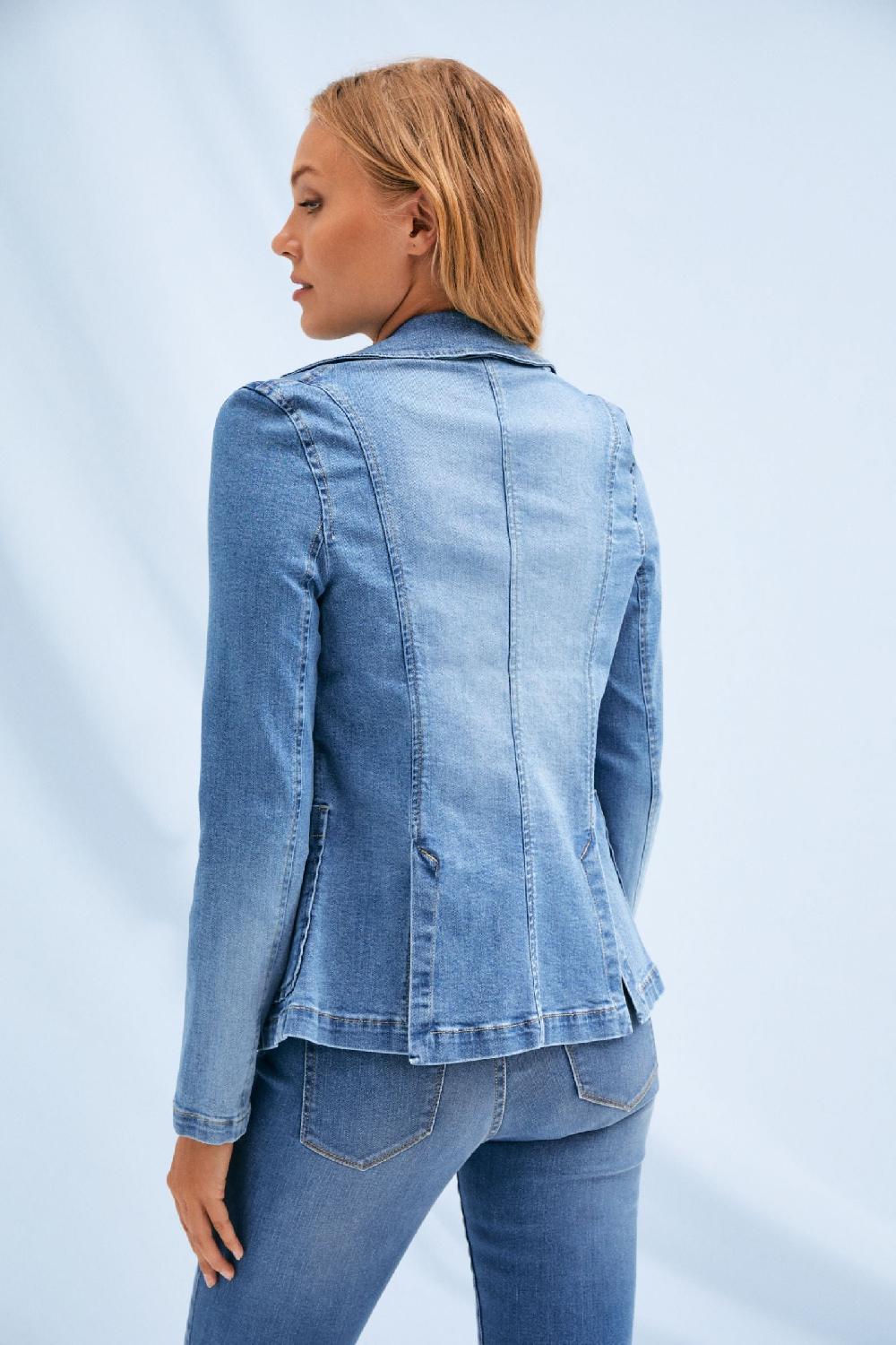 Lolitas&l Chaqueta Vaquera Azul Lavado Botones Dorados LolitasyL