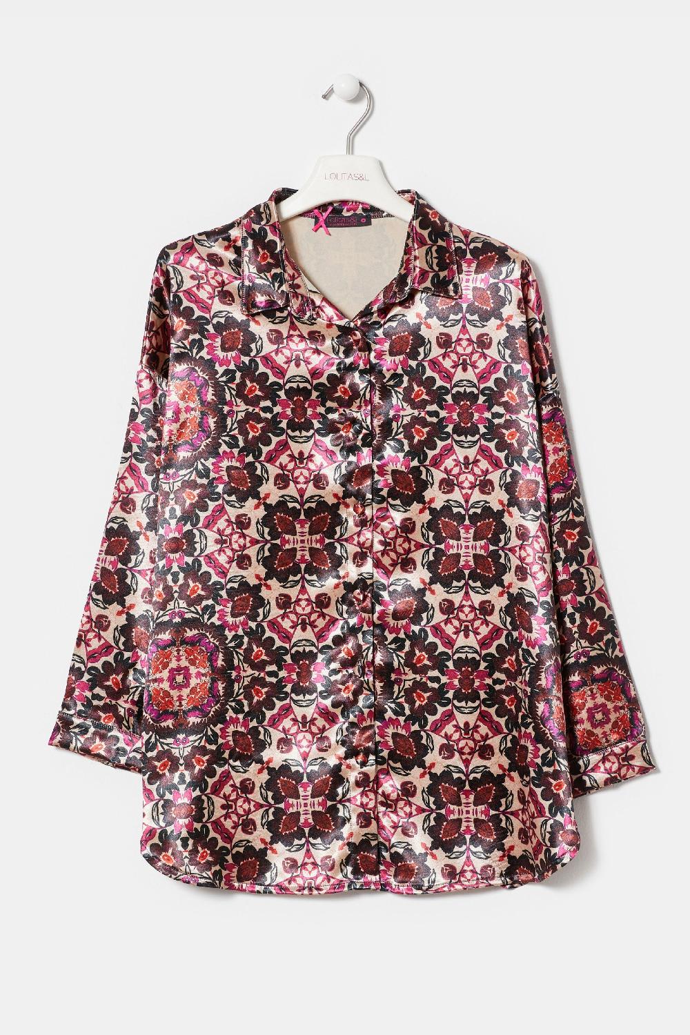 Lolitas&l Camisa Saten Estampado Carpet LolitasyL