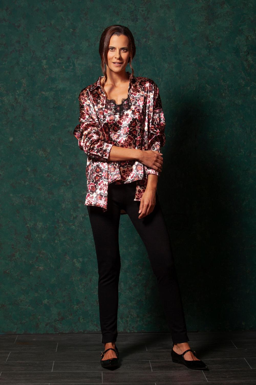 lolitas&l Camisa saten estampado Carpet LolitasyL