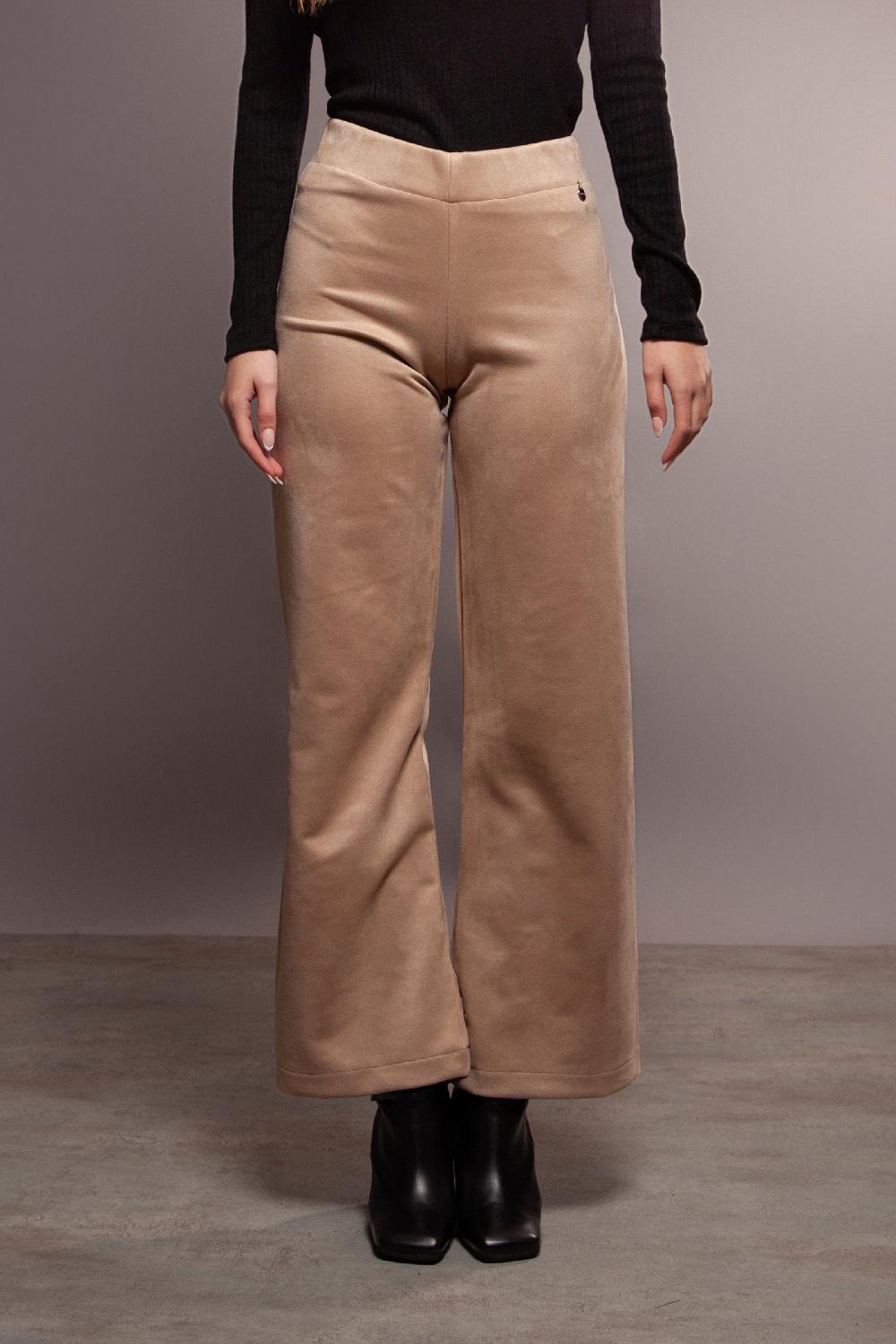 lolitas&l Pantalon beige pelo acampanado Lolitas&L