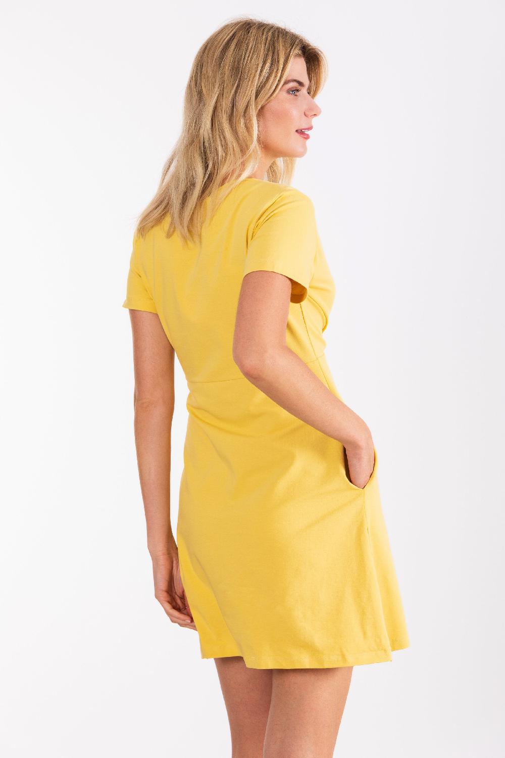 Lolitas&l Vestido Amarillo Corto Anudado LolitasyL