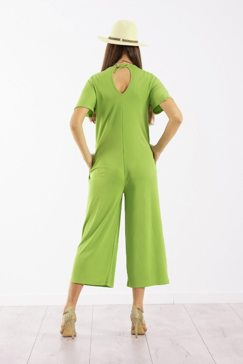 Lolitas&l Mono Verde Largo Con Lagrima En La Espalda De Lolitas&L