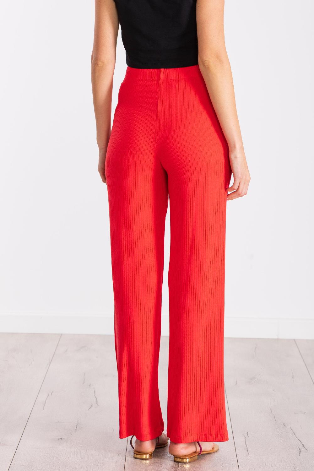 Lolitas&l Pantalón Coral Punto Rayado Ancho LolitasyL