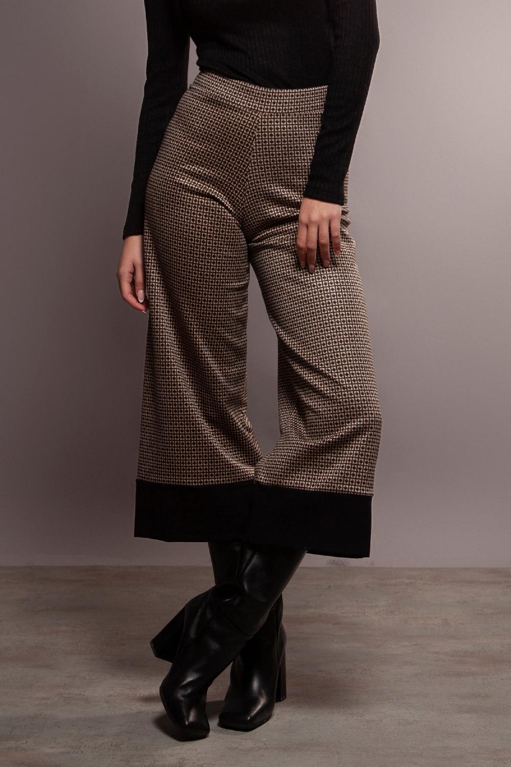 lolitas&l Pantalón estampado asimetrico banda en el bajo Lolitas&L