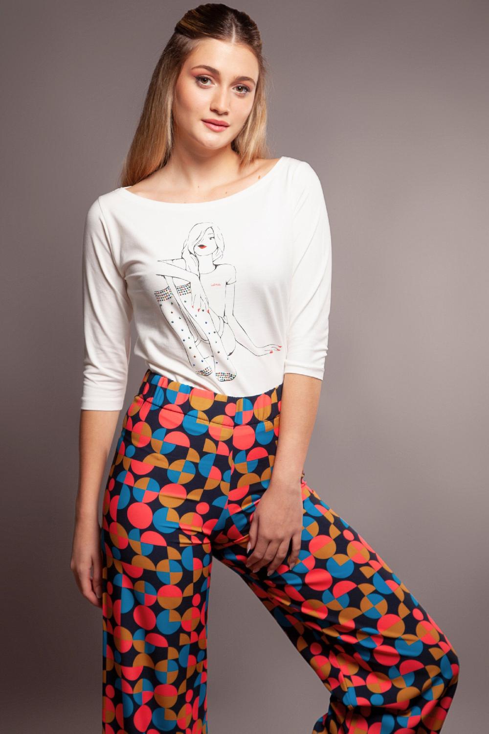 Lolitas&l Pantalon Estampado POLKA DOTS Recto Lolitas&L