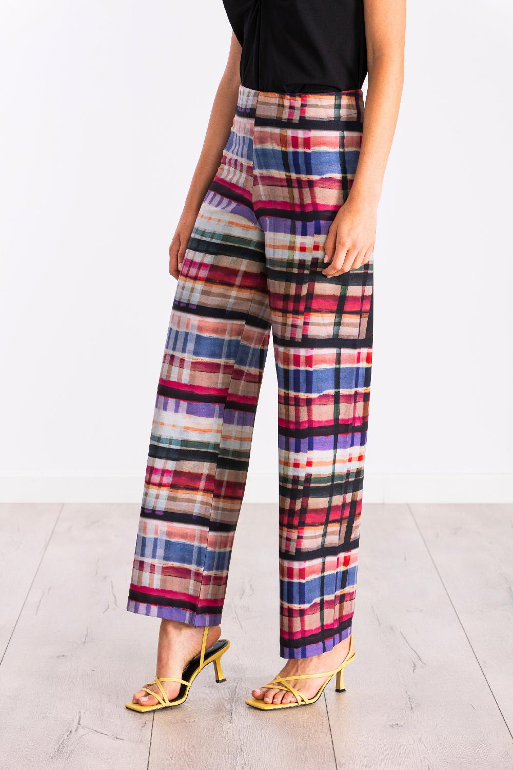 Lolitas&l Pantalon Largo Estampado Check Print LolitasyL