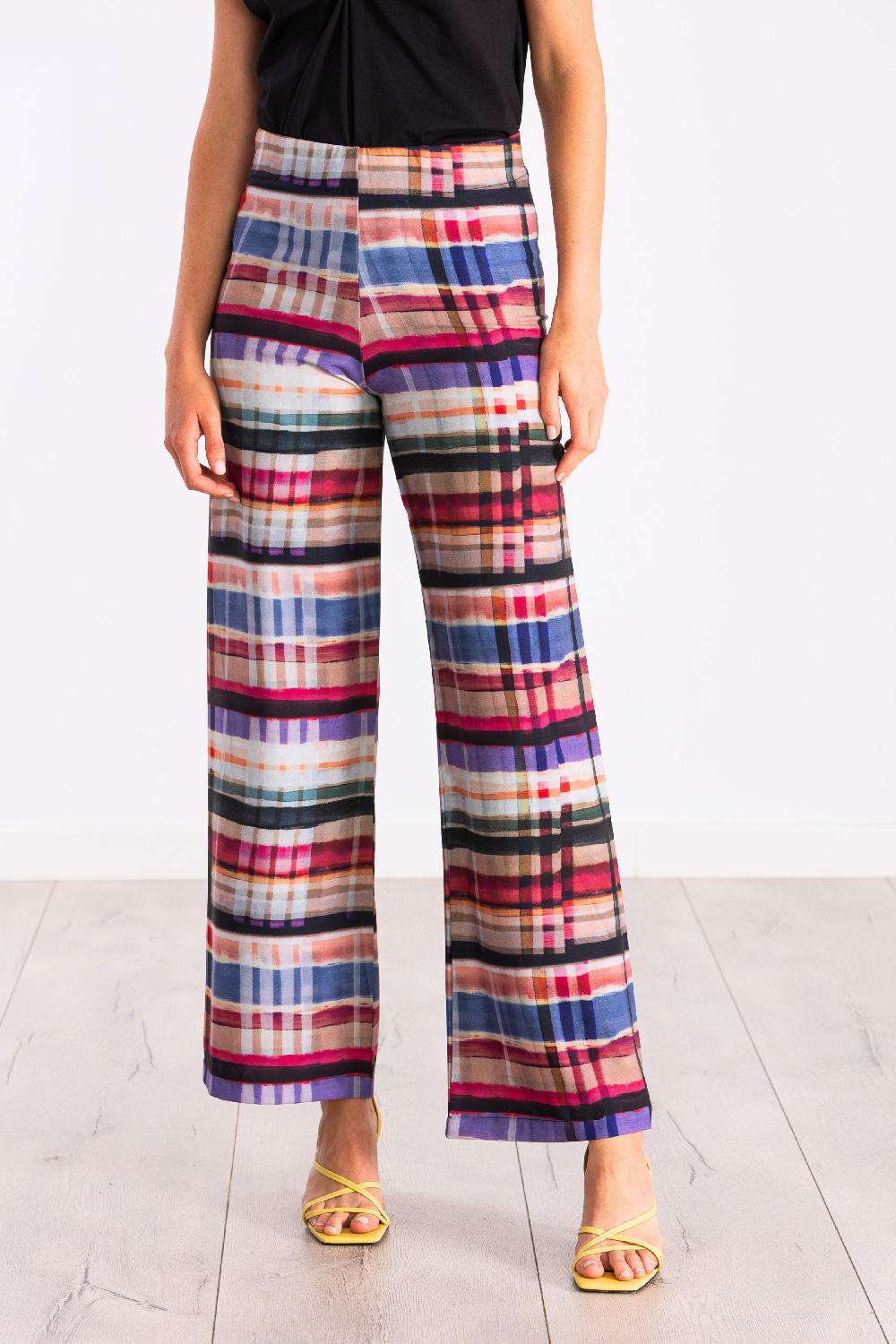 lolitas&l Pantalon largo estampado check print LolitasyL