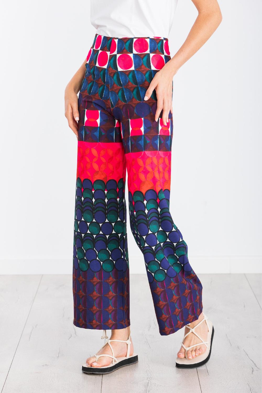 lolitas&l Pantalon largo estampado geometrico LolitasyL