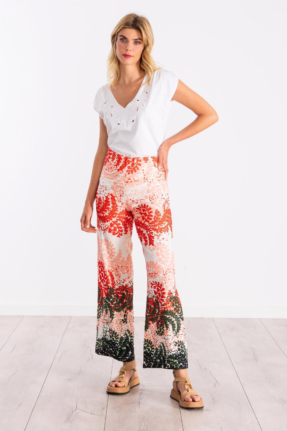 Lolitas&l Pantalon Largo Estampado Leaves LolitasyL