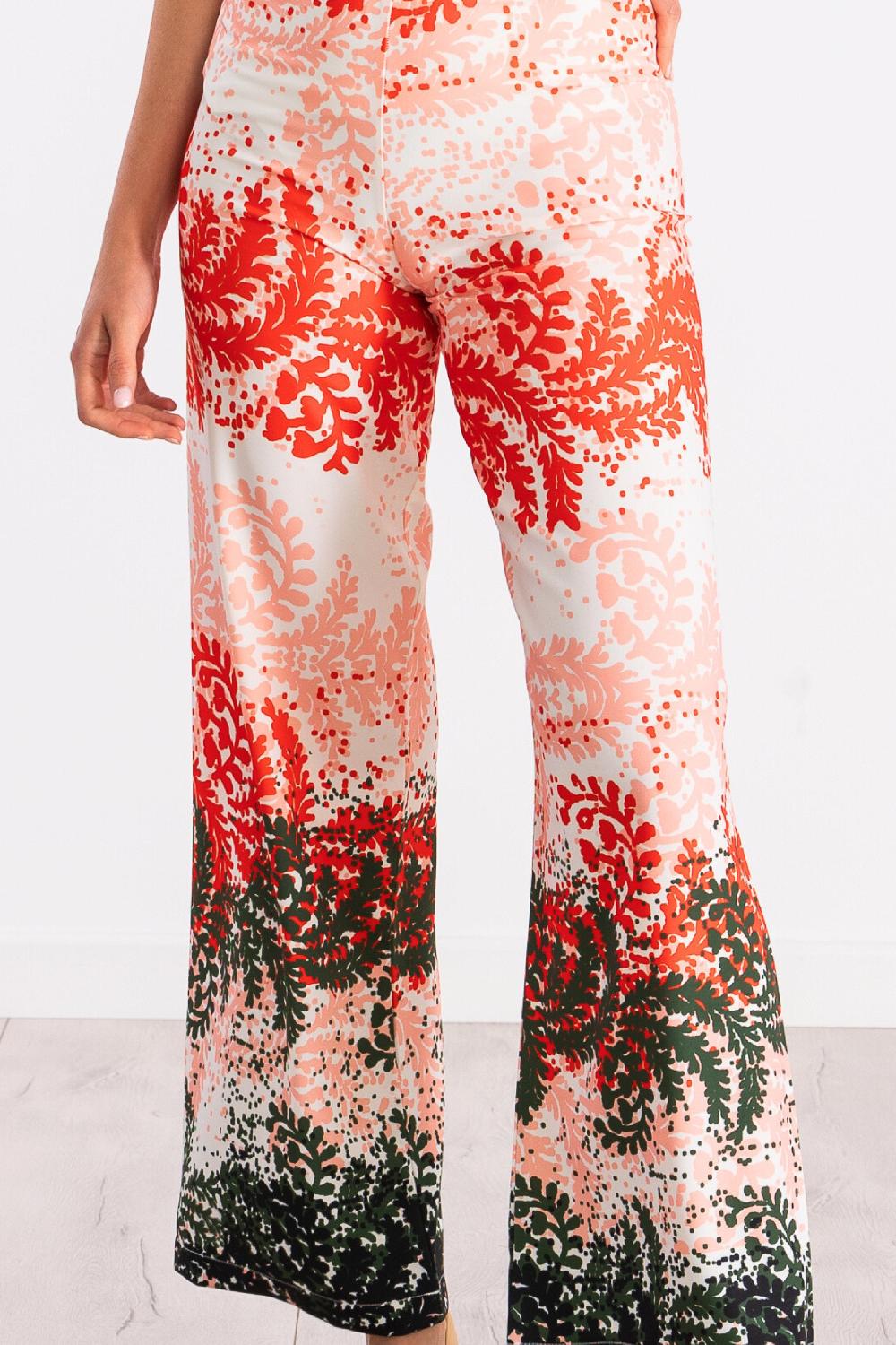 Lolitas&l Pantalon Largo Estampado Leaves LolitasyL