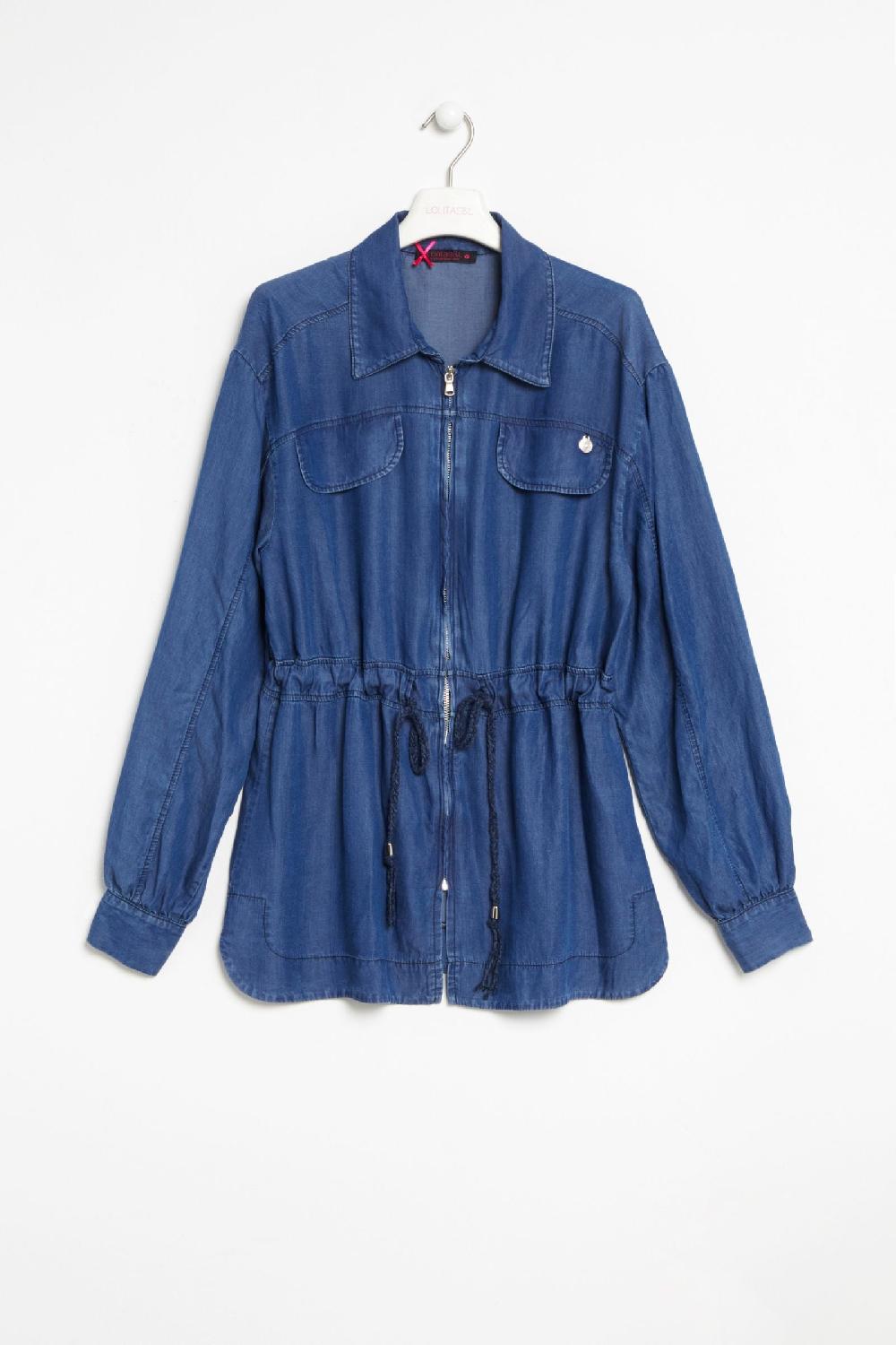 Lolitas&l Sobrecamisa Vaquera Con Cremallera Lolitas&L