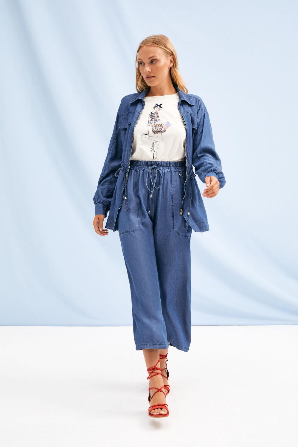 Lolitas&l Sobrecamisa Vaquera Con Cremallera Lolitas&L