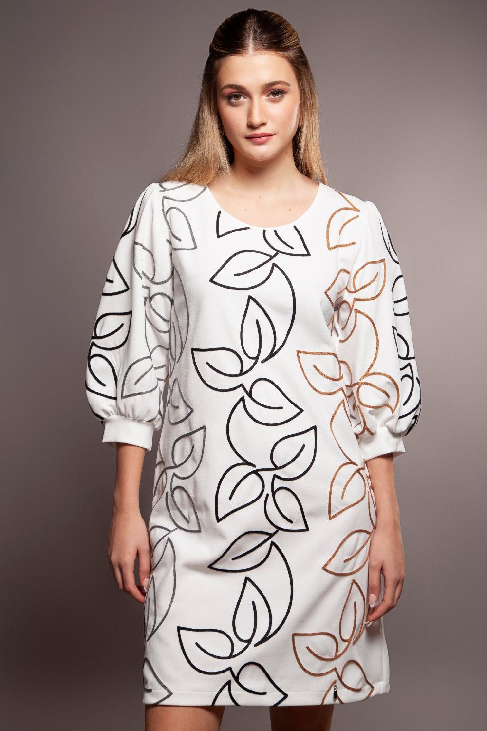 Lolitas&l Vestido Blanco Bordado Con Flor Cordon Lolitas&L